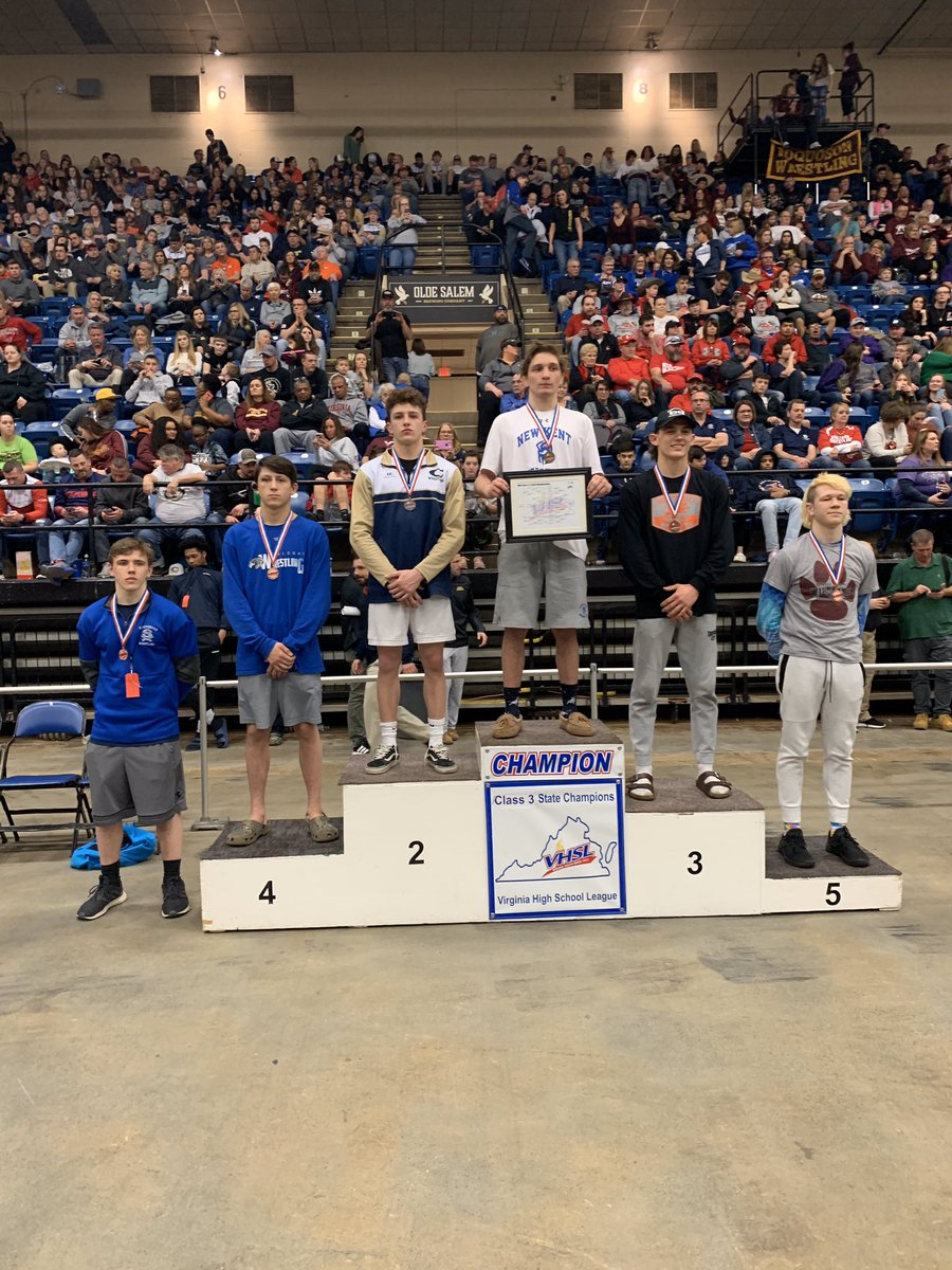 David Reid 145 takes fourth place at the Class 3 State Tournament. <a href="/YHS2021/">☆ YHS 2021 ☆</a> <a href="/YorkHSAD/">John Ashley</a> <a href="/YorkFalcons/">York Falcon Sports</a> <a href="/DP_Sports/">Daily Press Sports</a> <a href="/vapensports/">Virginia Peninsula Sports</a> #falconfam