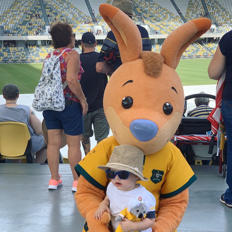 Australie Wallabies - Peluche Ballon De Rugby Convertible En Mascotte - Jouet Déco Pour Fans De Rugby