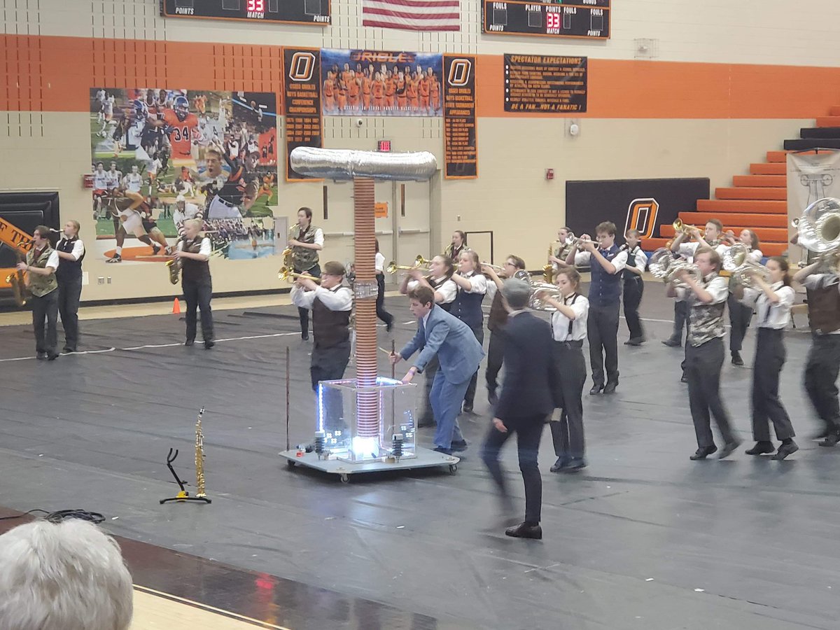 ZHSActivities's tweet photo. River Valley Sound performed at the MPA competition in Osseo today. Wow! Excited to see more from the Percussion Theatre later tonight! @Zimmband @ISD728 https://t.co/NRprlXCn0o