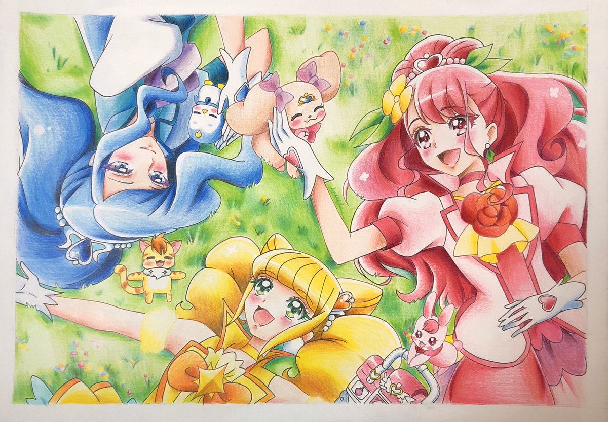 羽奈 色鉛筆でヒーリングっどプリキュアを描きました みんな可愛すぎて推しが決まらん 色鉛筆 模写 ヒープリ Precure 羽奈 色鉛筆でヒーリングっどプリキュアを描きました みんな可愛すぎて推しが決まらん 色鉛筆 模写 ヒープリ Precure
