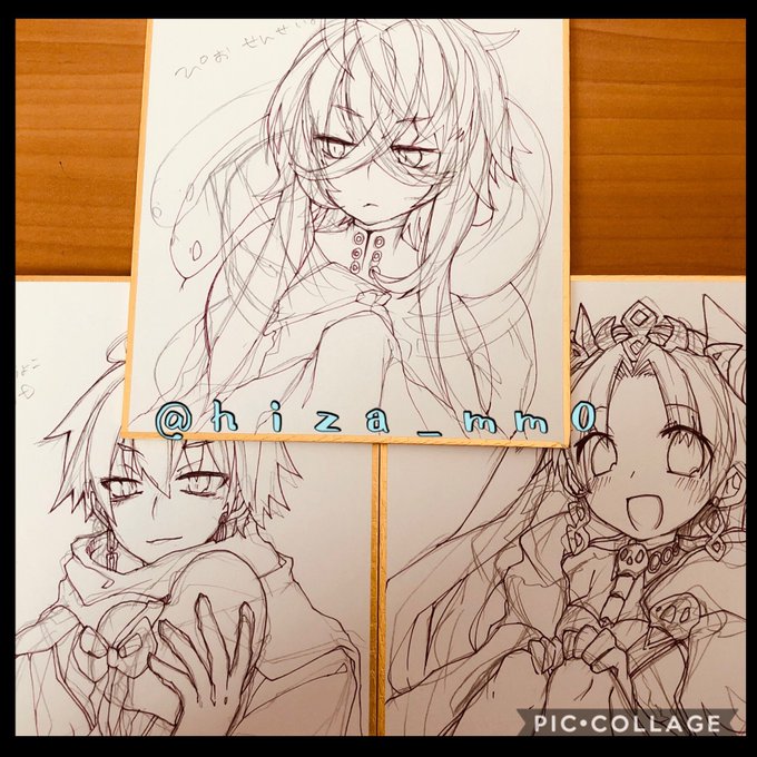 今日のお絵描き～
ぴおせんせー、きゃすぎるー、エレちゃん 