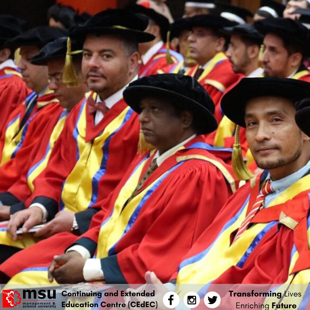 msuacademy's tweet photo. All your midnight hard work and hustle has finally paid off. Your doctorate degree surely ensures brightest of future.
We @msumalaysia wishing you congratulations on your well-deserved success. Happy graduation day! 🎉
#MSUconvo26
#MSUmalaysia 🌺
#msucedec
#lifelonglearning https://t.co/hAzjKZ4u42
