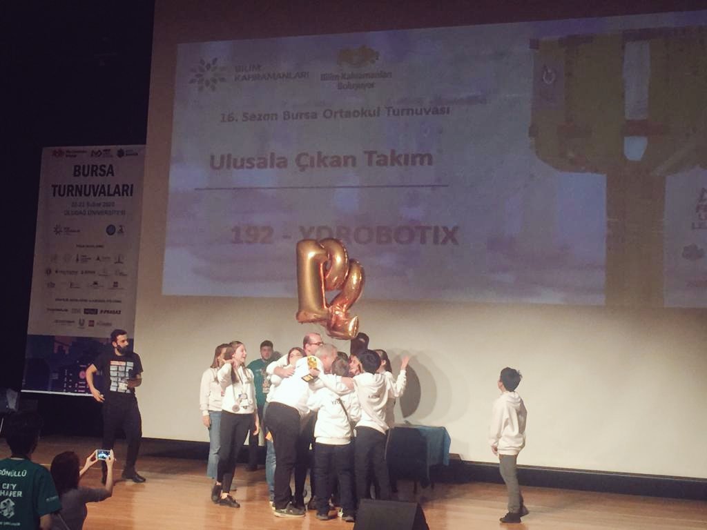 Koçluğunu yaptığım takımım YDRobotiX Bursa yerel turnuvasında
1) Yenilikçi Çözüm Ödülü
2) Ulusal Turnuva Bileti
3) Global innovation awards adaylığı ödüllerini kazanarak geceye damgasını vurdu. Teşekkürler çocuklar!!!
<a href="/DogaTech/">DogaTech</a>
<a href="/fllturkiye/">bilimkahramanlari</a>
#cityshaper
@YalovaDogaKlj