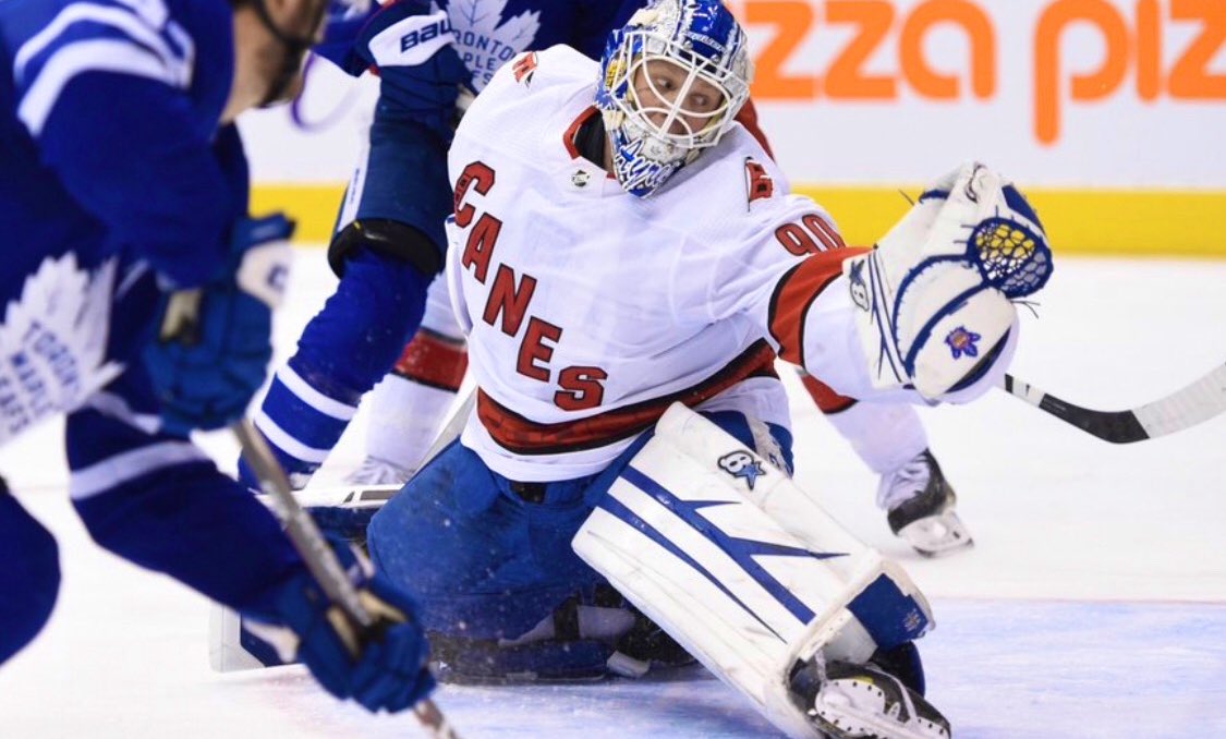 A 42-year old zamboni driver is 1 win shy of tying Jimmy Howard's 2 wins this season.