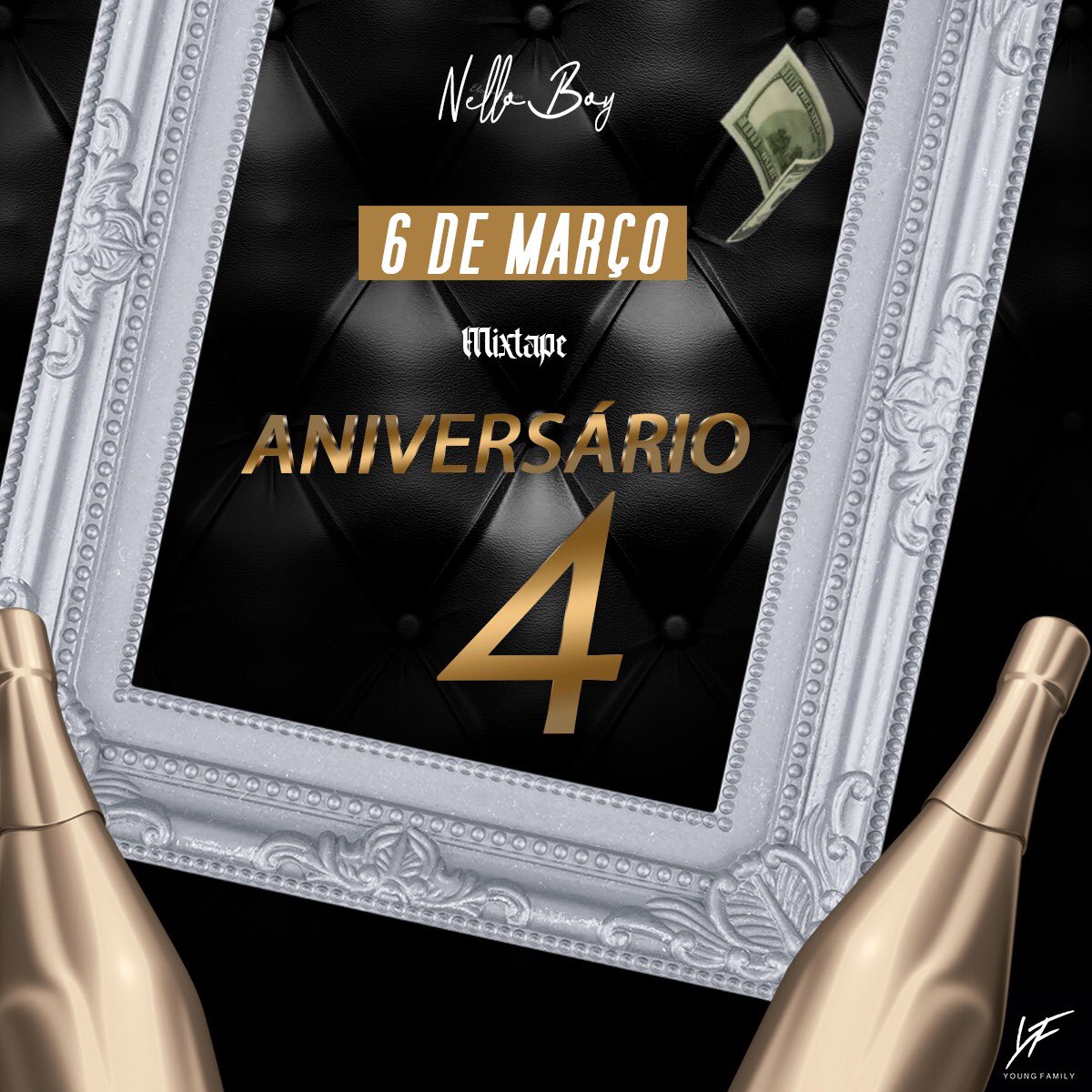 NelloBoy__'s tweet photo. Olá, dia 6 de março, estará disponível a Mixtape *Aniversário 4* de *NelloBoy* possui uma musicalidade inovadora, fiquem ligados.

Young Family
Bingow Music ⚡️ https://t.co/6JqWxpZdId