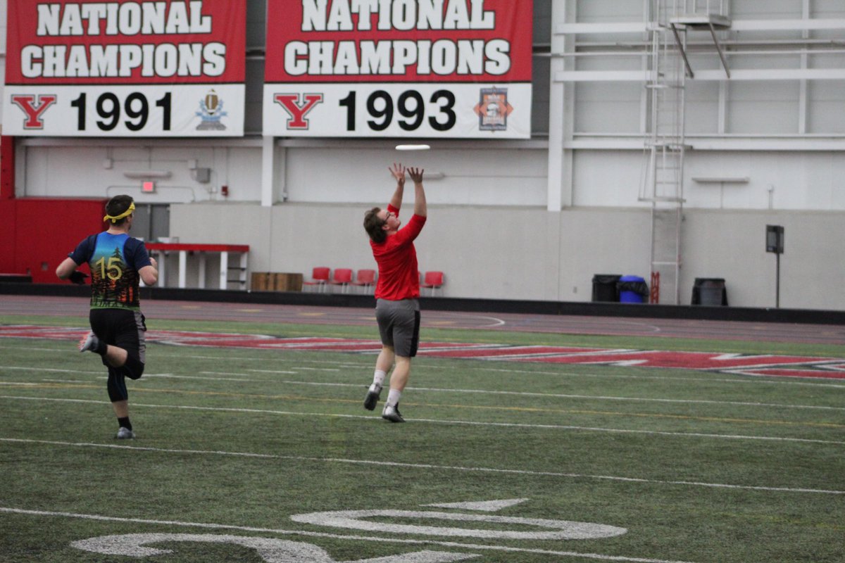 GCCUltimate's tweet photo. Tied Mercyhurst 8-8 and pulled out a 7-5 win against Sasquatch! Time to fuel up with cream puffs! #YSUTournament https://t.co/nwowI3LqLY