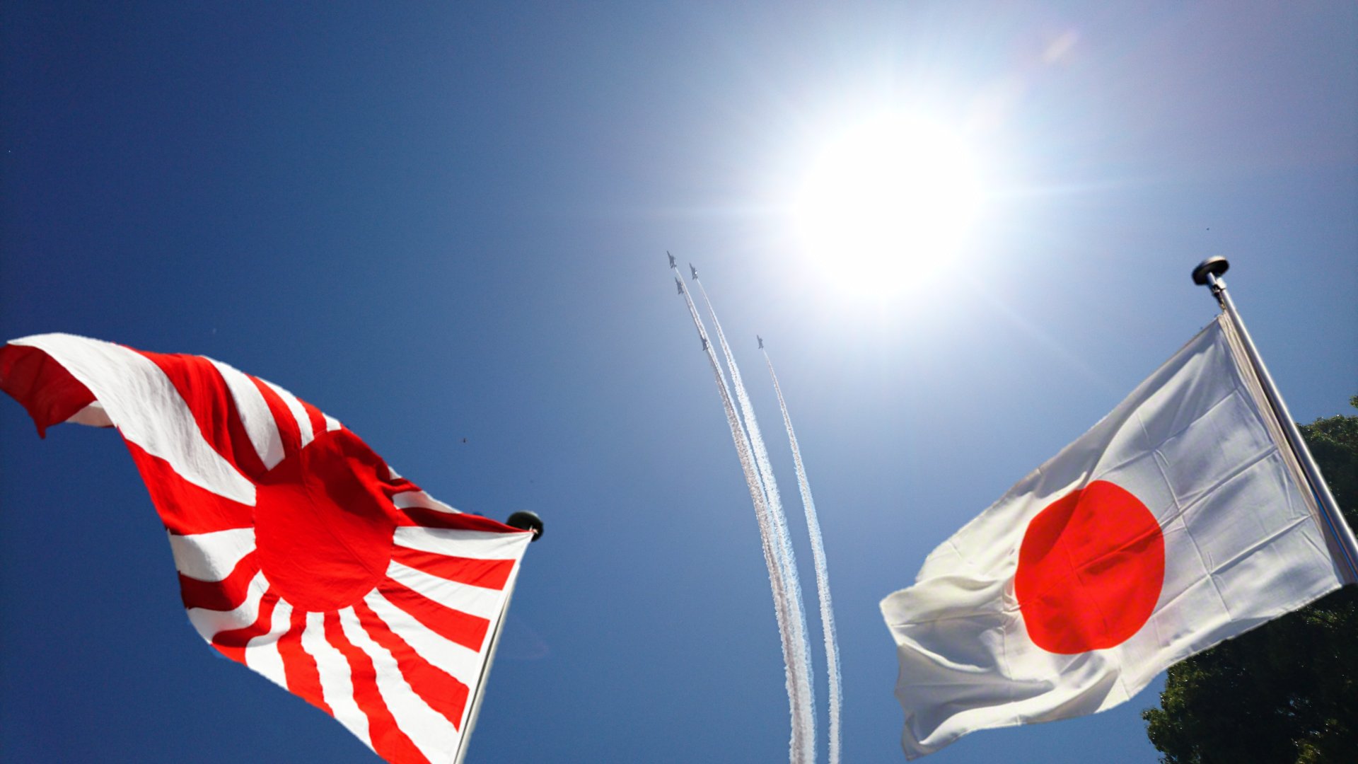 護国貫徹 バッキー 旗日には日の丸を掲げよう お天道様の恵みに感謝 万物に宿り鎮守する神様に感謝 つないでくれたご先祖様に感謝 今日は 天長節 感謝を捧げ 日の丸を掲げよう 旭日旗はもうひとつの日の丸 ハレの日には旭日旗を掲げよう T Co