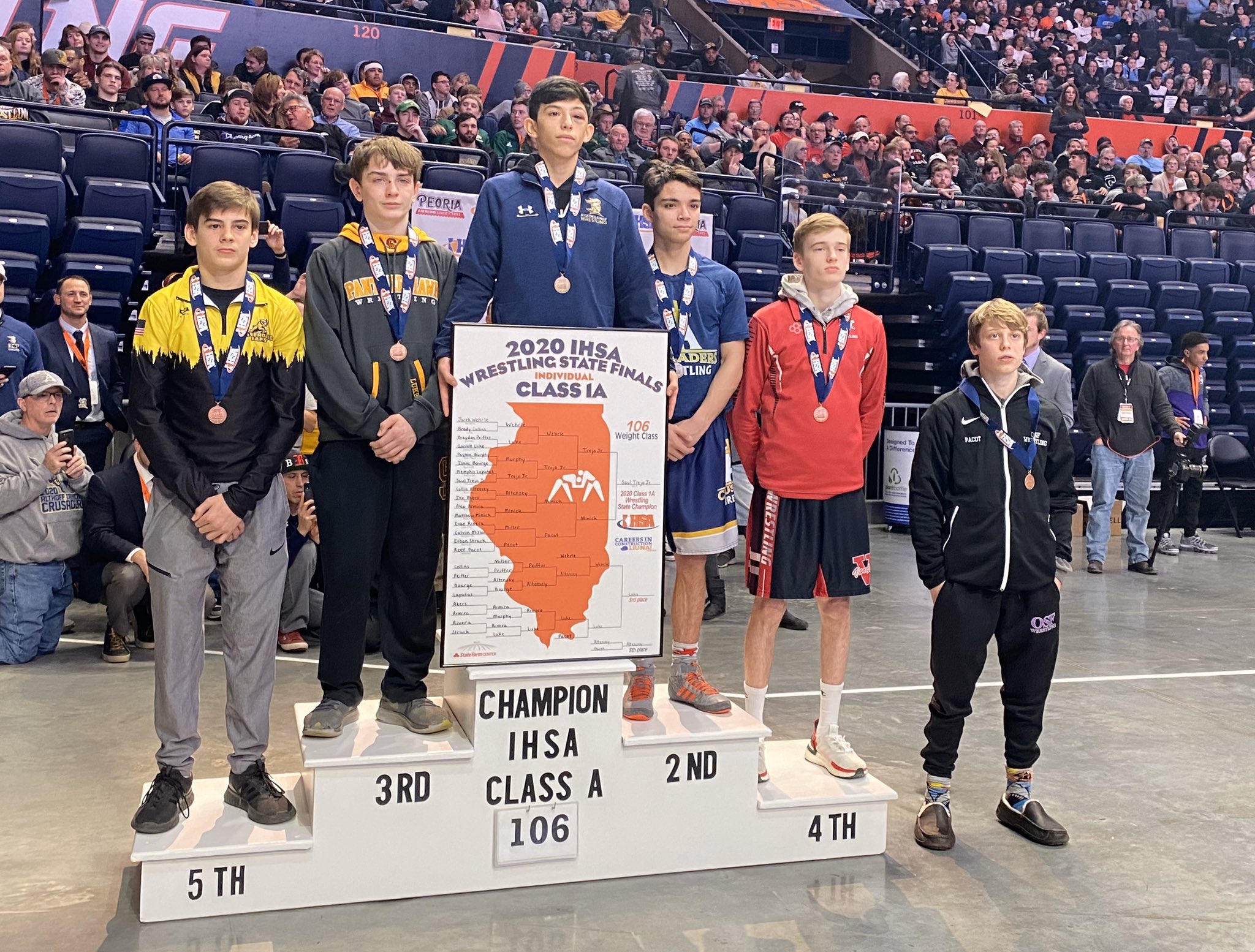 IHSA State on Twitter "Weight Class 106 State finalists…