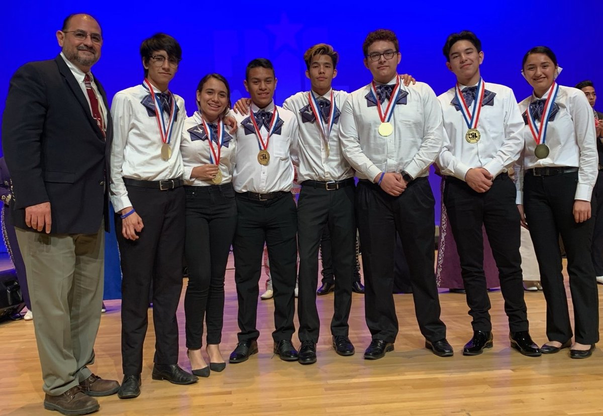 So proud of my JM Hanks and Del Valle High School Mariachi programs, teachers and students. They just competed at UIL State and recieved a rating of Excellent and DVHS walked away with 7 individual awards! <a href="/YISDFineArts/">YsletaISD Fine Arts</a> <a href="/YsletaISD/">Ysleta ISD</a>