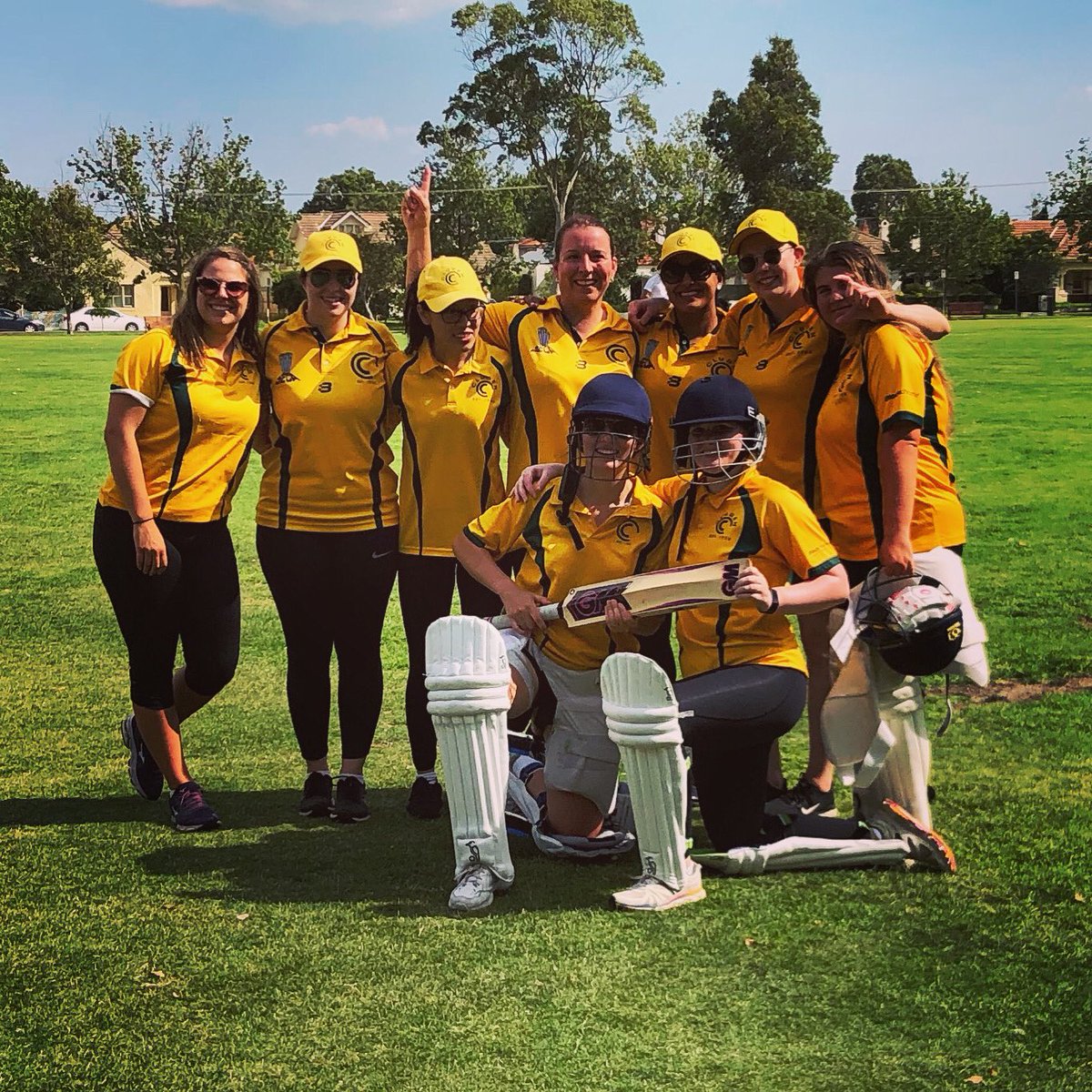 CludenCricket's tweet photo. CโS TRAIN ROLLS INTO GRANNIE! Here they are! Cluden 2 is into the @CricketBayside Womenโs Grand Final ๐๐ฅ More details to follow regarding the venue after an outstanding semi-final win today. #CsTrain #AllAboard ๐ https://t.co/nx6wu05Lpf