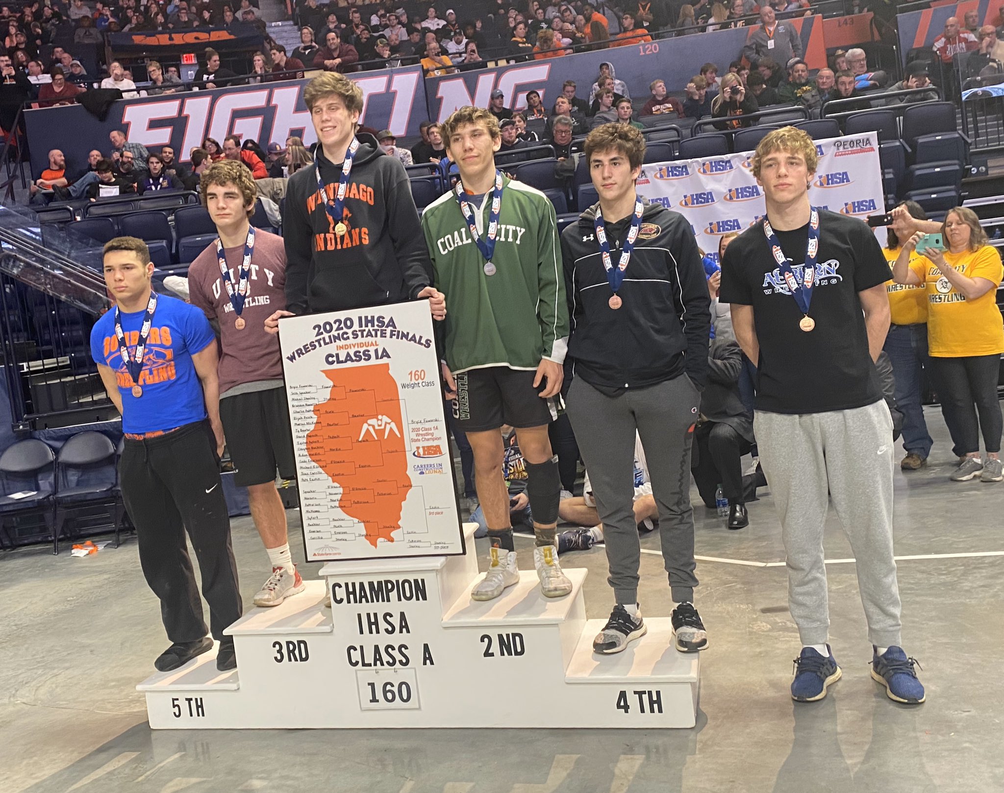 IHSA State on Twitter "Weight Class 160 State finalists…