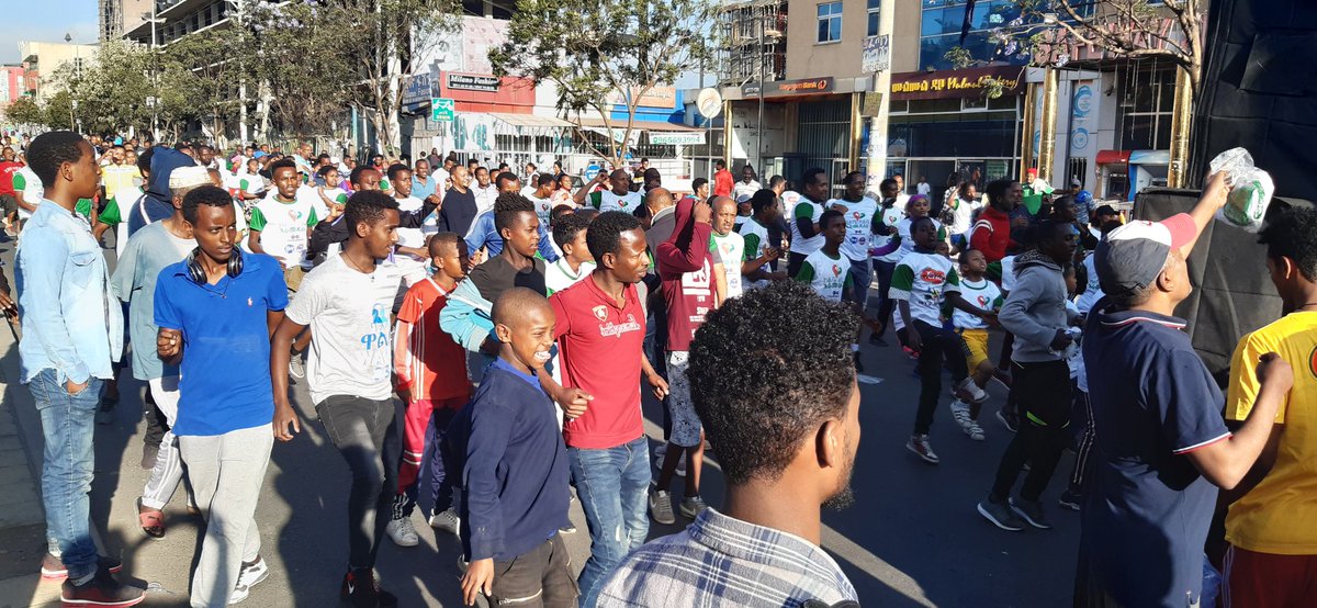 BehailuAngish's tweet photo. #Walk4YourHeart #Walk4aCause happing now at Lebu.
#Ethiopia https://t.co/83fvM530Yv