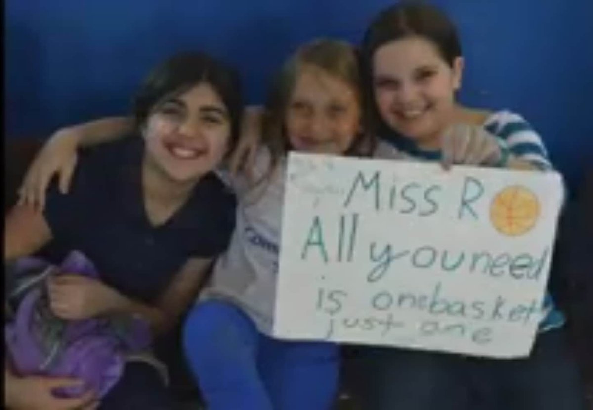 On Friday, Miss R made a basket in the big game, against those very same former 5th graders. The sign was torn in half, a lesson was learned and a lifetime memory was made! #GrowthMindset #Classof2020 @MissRakaczky <a href="/MindsetWorks/">Mindset Works</a> #basketball #CDSpgh
