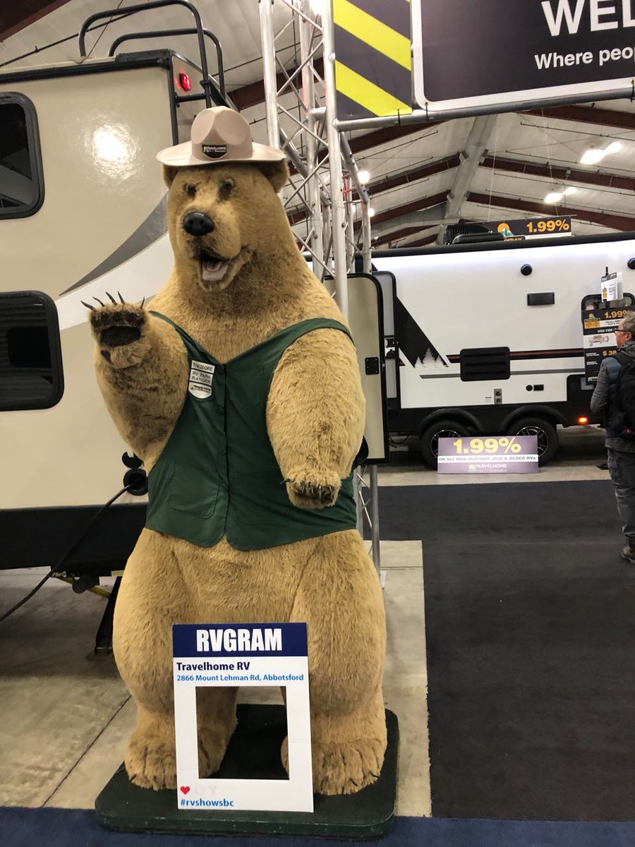 How's your RV Show bingo card coming along? There's still time left to complete your card and enter to win prizes. Make sure to take a picture with Theodore the RV Park Ranger while you're at it! 

#RVGram #RVLife #RVShow