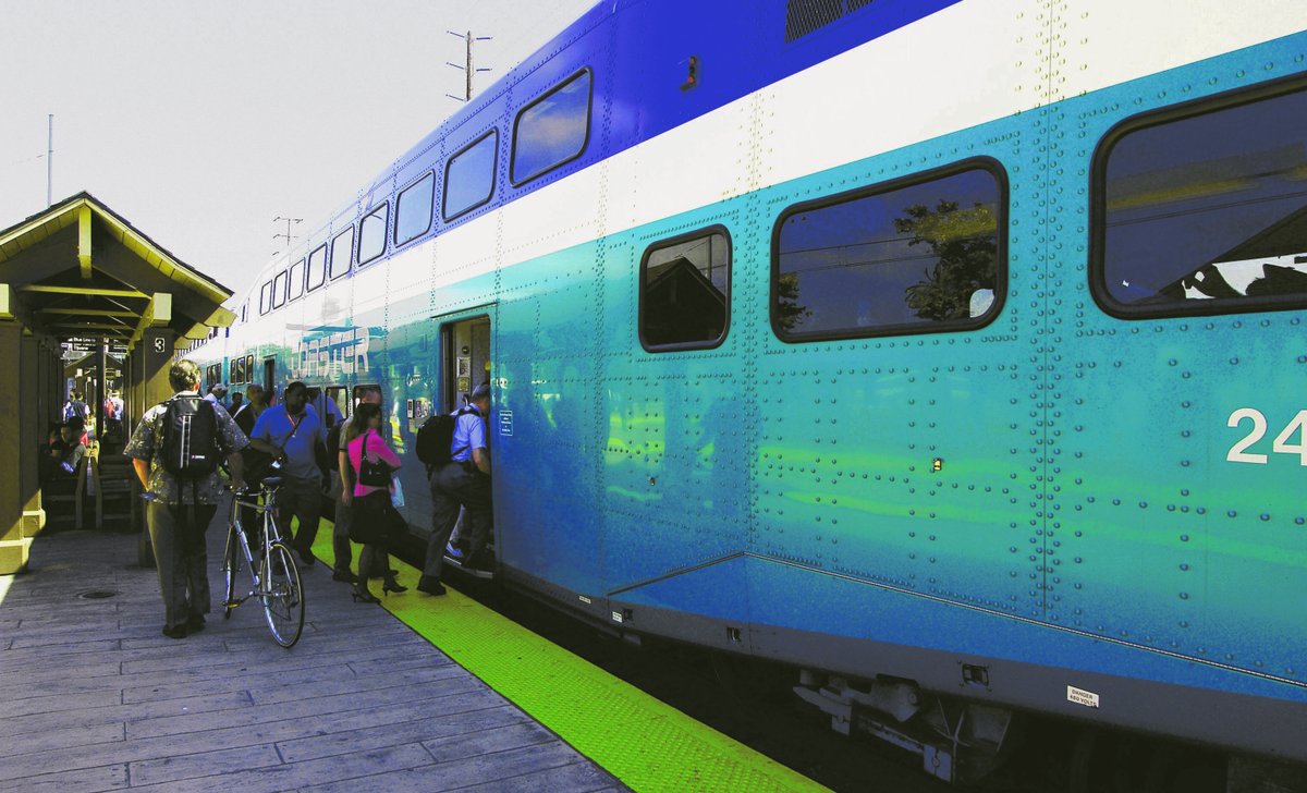 GoNCTD's tweet photo. ALERT: ALERT: Beginning Monday, Feb. 24, ALL COASTER/Amtrak trains at OLD TOWN Station will run Southbound on Track 3 &amp; Northbound on Track 4.
 
#NCTDAlert #COASTER #Amtrak #OldTownStation #OldTownSD #TrackChange #train #publictransit #SanDiego https://t.co/t2nJSpgvew