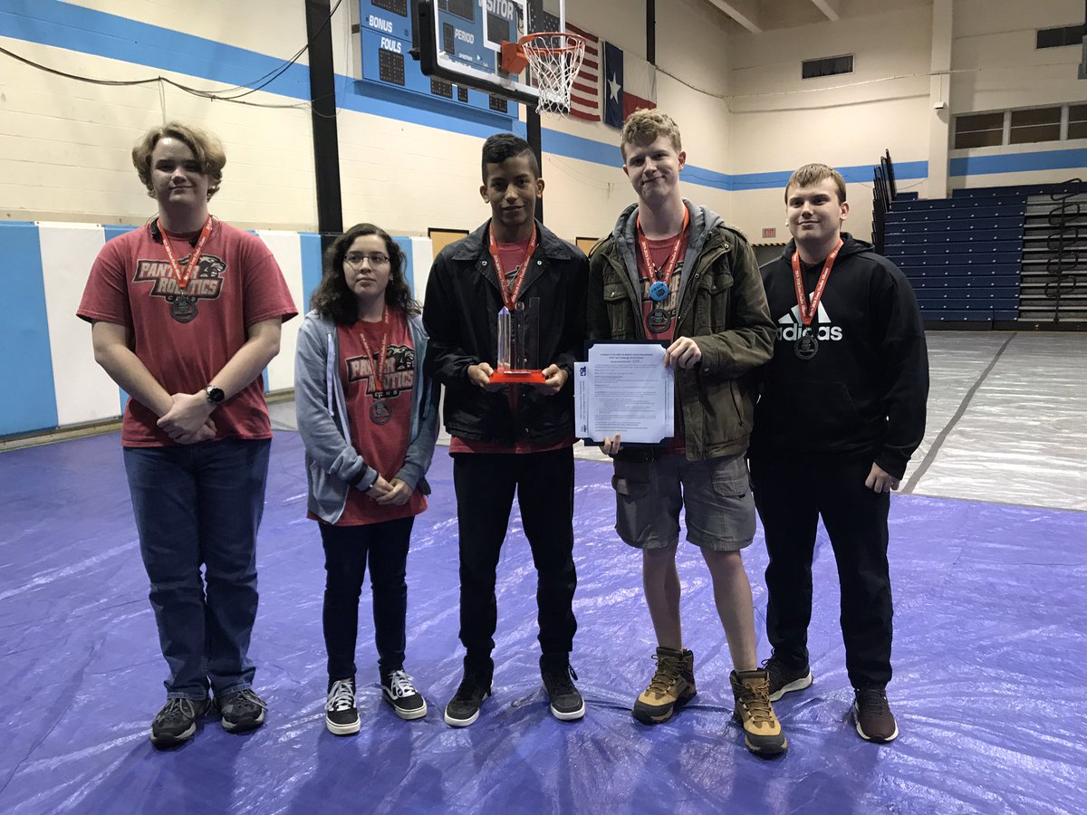 PantherRobotic2's tweet image. Awesome job guys....It is official we are going to state in Dallas!!!