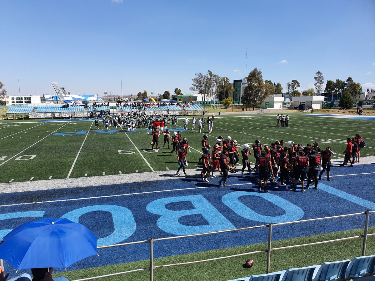 ZonaDeGoalFBA's tweet photo. Final en la BUAP
@FBALobosBuap 0 - 36 @Cheyennes_ESIME 
Scrimmage rumbo a la intermedia de @OnefaMX 2020 https://t.co/pX7KA4ybGt