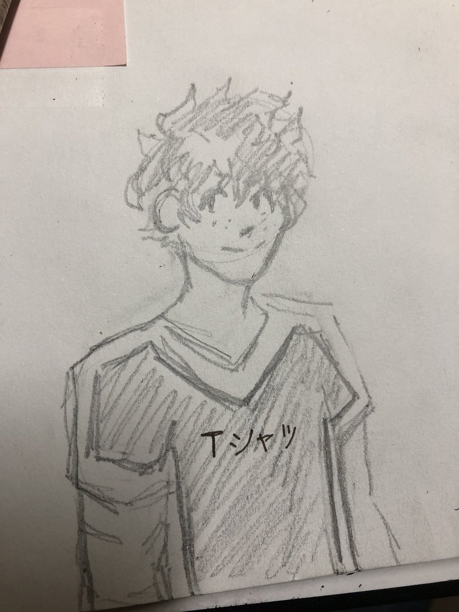 so what if midoriya's ironic tshirt habit gets out of hand and he just starts wearing shirts with ironic tshirts printed on them