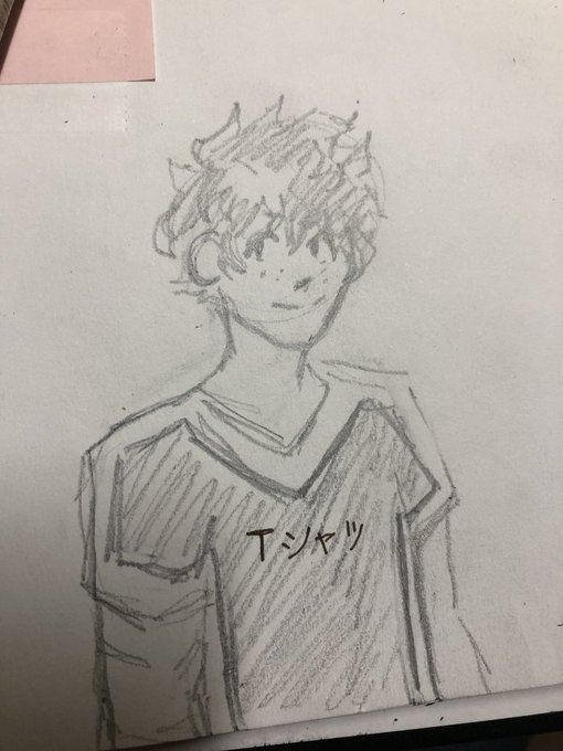 so what if midoriya's ironic tshirt habit gets out of hand and he just starts wearing shirts with ironic tshirts printed on them 