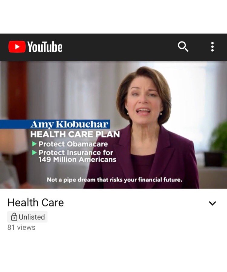 In Nevada, two top candidates, Pete Buttigieg and Amy Klobuchar, both put deceptive ads on the air attacking Medicare for All. They campaigned explicitly against Medicare for All. And they lost by 30 points. (3/5)