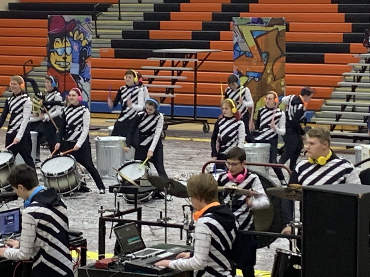 ZHSActivities's tweet photo. River Valley Percussion Theatre did not disappoint! So cool to see our students perform! @ISD728 @Zimmband https://t.co/joOwFuHWTh