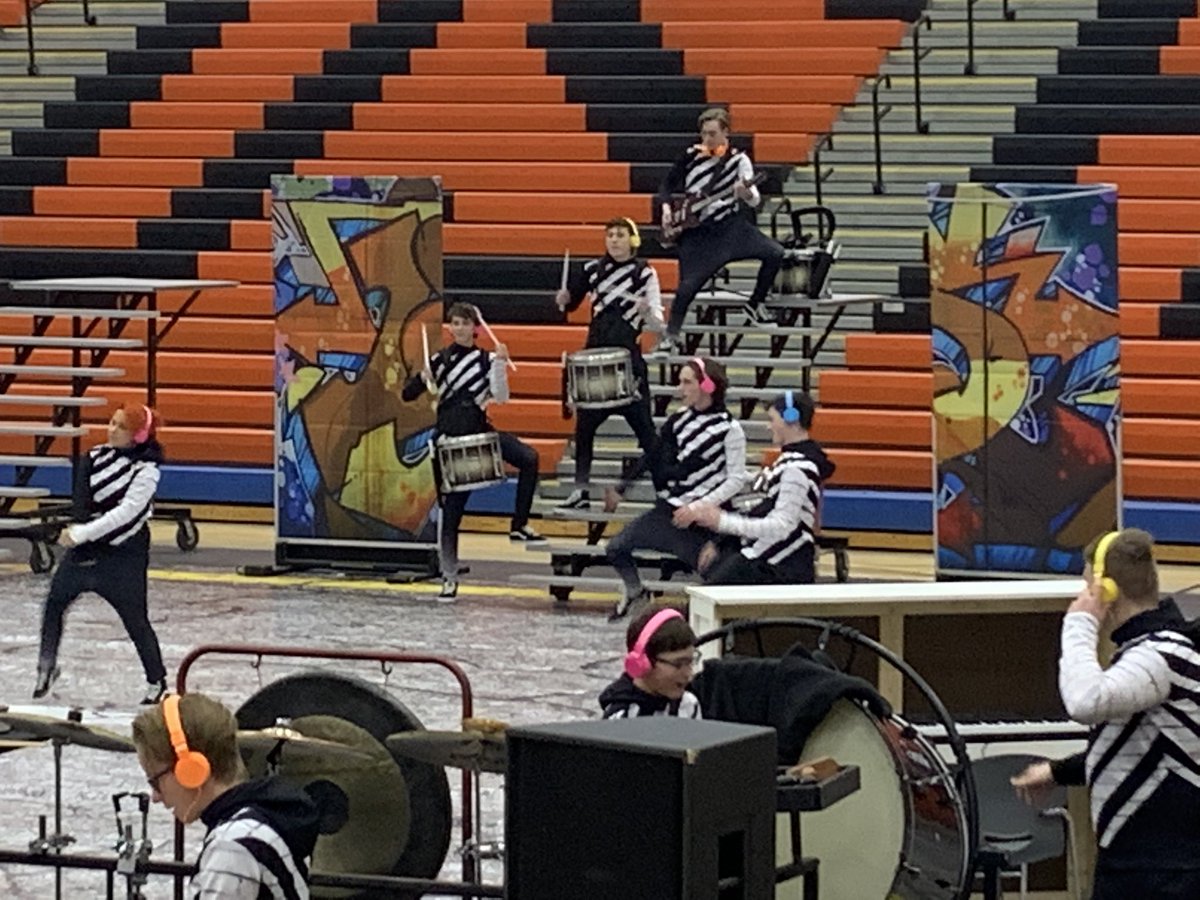 ZHSActivities's tweet photo. River Valley Percussion Theatre did not disappoint! So cool to see our students perform! @ISD728 @Zimmband https://t.co/joOwFuHWTh