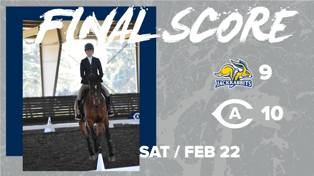 OFFICIAL | The Aggies win 10-9! Huge scores today including an 83 and 82 respectively for Ella Longo and Sabin Marquardt in Fences. The Aggies are now 2-2 in the <a href="/ECACSports/">ECAC Sports</a>. #GoAgs