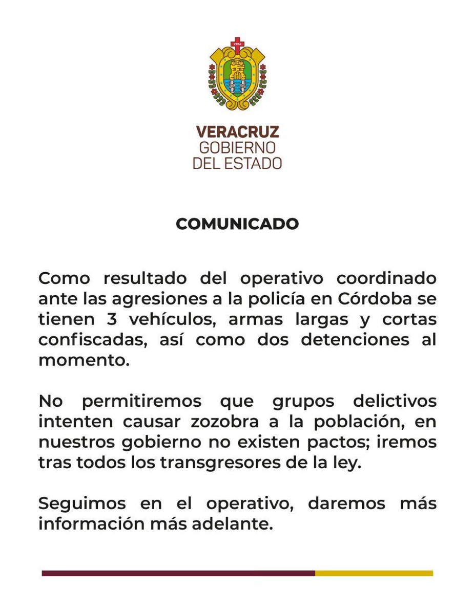 ✅#CórdobaOrizaba Detienen a 3 tras enfrentamientos en Córdoba➡️https://bit.ly/3bZH0vE #OlivaNoticiad #Multimedios