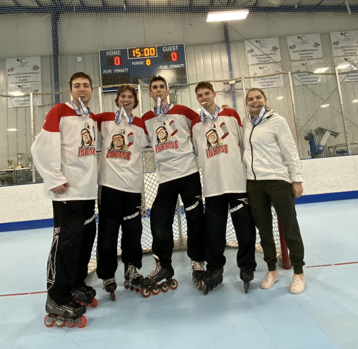 PetersInline's tweet photo. Congrats to the Indians Roller/Inline team on a great season.   This season could not have been a success without the leadership of a strong senior class:   Sam Underwood, Zach Glivic, Tyler Siconolfi, Katy Wilbert (Pictured), Alex and Drew Wilbert!   Good Luck Seniors! https://t.co/OEfdAxFRQC