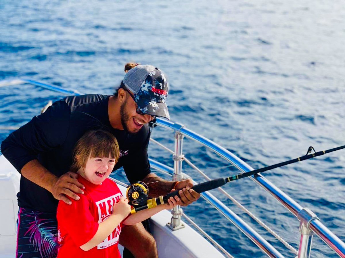 Catching fish for the kiddos!! Volunteer day with “Keiki Come First” fishing tournament.
#hawaii #fishing #bottomfish