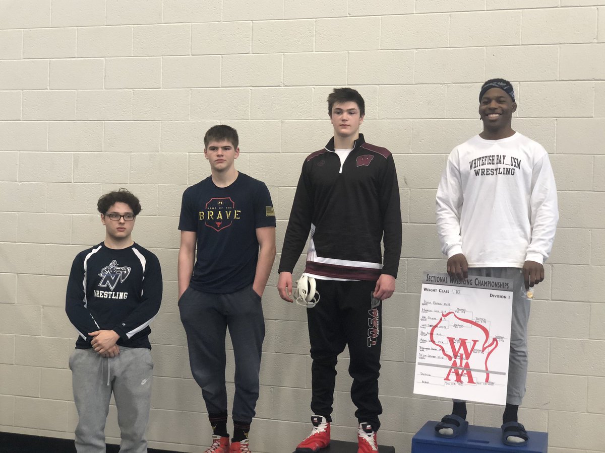 This is what a 4x state qualifier looks like! Da’jun Johnson is the first Bay wrestler to qualify for state all four years!! #makehistoryagain <a href="/WFB_BLUEDUKES/">WFB Athletics & Activities</a> <a href="/USMAthleticsAD/">Tim Williams</a>