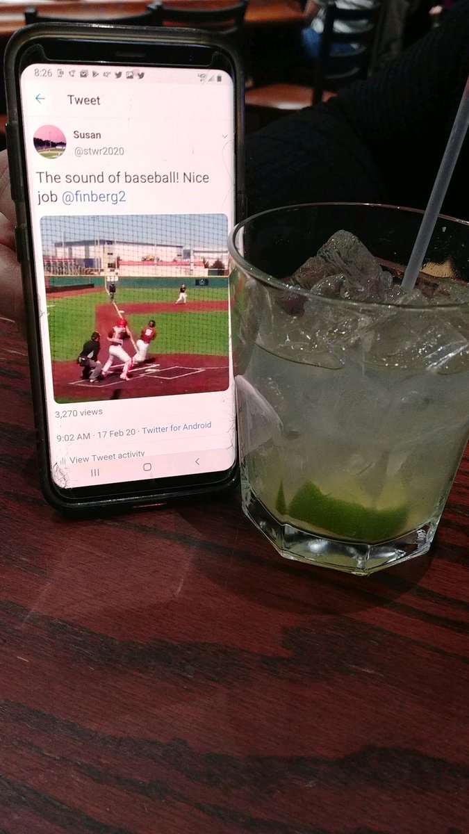 suefinberg's tweet photo. @Twins Nothing better than a Margarita while watching baseball!
#NationalMargaritaDay https://t.co/q5s95K6g0E