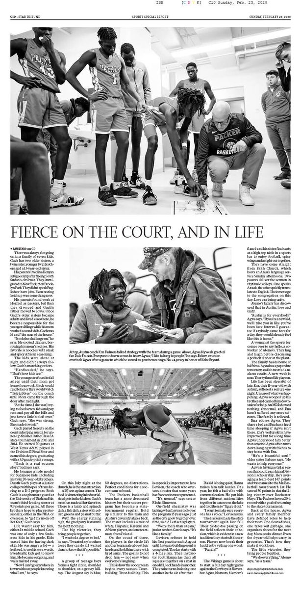 mees_greg's tweet photo. In Sunday’s @StarTribune: 

“If you’re a new kid, we’ll take you in like you’ve been here forever. I guarantee if anybody came here for a day, they would already feel like this is home.” 

This is the story of Austin, Minn written by @chipscoggins with photography by @ADLavinsky. https://t.co/ijo5BDsinL