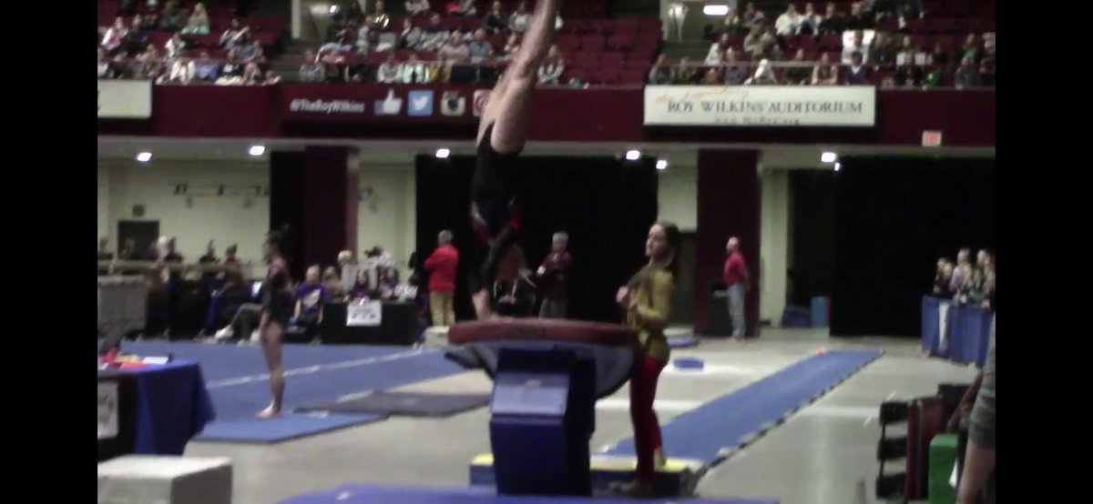 west_gymnastics's tweet photo. Congratulations to Jenna Sikel on making it on the podium with a 6th place finish in State on Vault with a score of 9.625! https://t.co/MWCS3hm72y