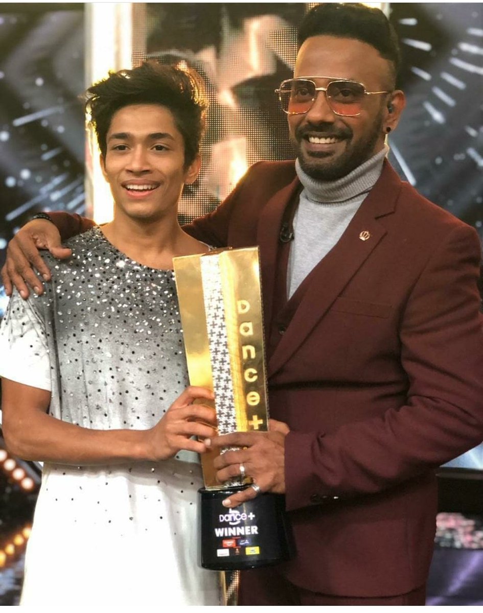 DelhiTimesTweet's tweet image. #RupeshBane from @dthevirus31's team wins #DancePlus5 

#Dharmesh @remodsouza