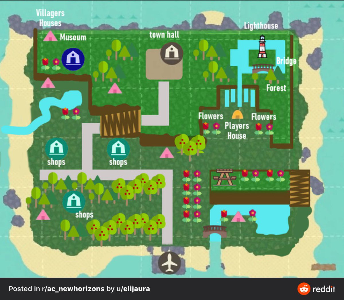 Animal Crossing Map Design Animal Crossing New Horizons Ideas House