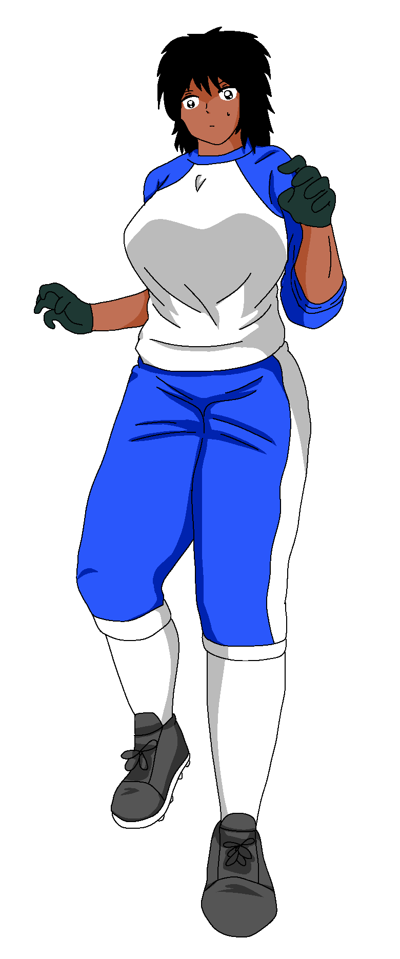 たくぴょん على تويتر キャプテン翼好きな方と繋がりたい 女体化若島津くん 今度は全体描いてみました