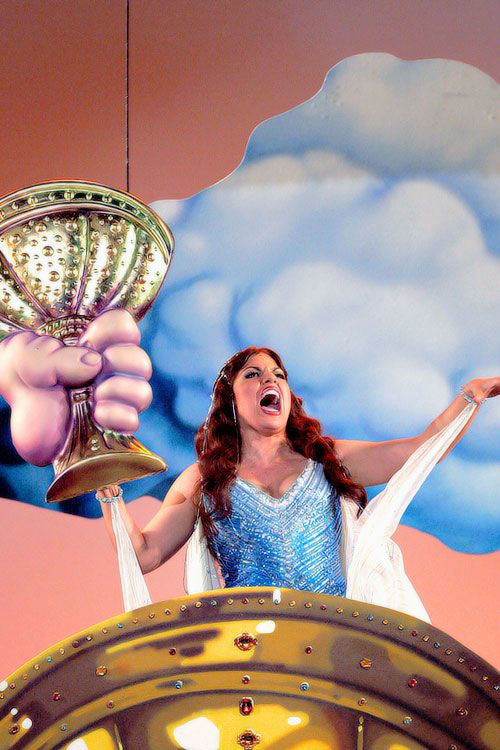 Sara Ramirez as The Lady of the Lake in Spamalot (2005 Broadway musical cast)