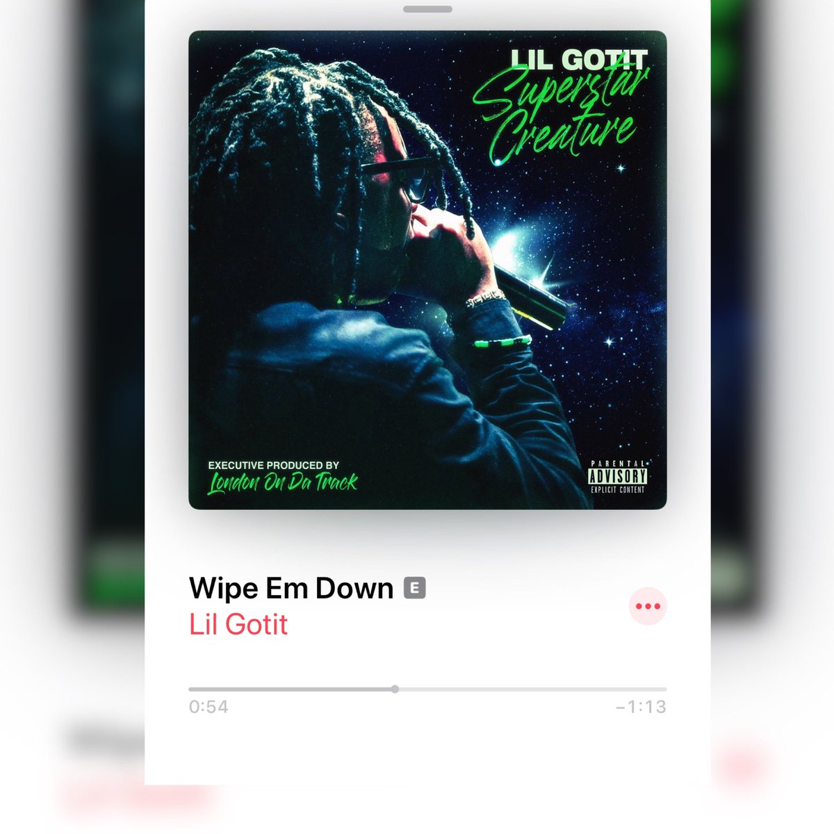 bryvnmusic's tweet photo. new @1lilgotit project “superstar creauture” out now ! track #9 “wipe em down” produced by @LondonOnDaTrack @otw407 @roarkbailey and yours truly #BRYVN 🧩 https://t.co/ZsXsSwWflE