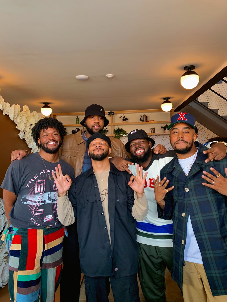 BlairCaldwell's tweet photo. Black boy joy is still a thing 👌🏾 thank you @beatsbydre for this super dope brunch! Full of talented black creatives #beatsblackfuture #BlackHistoryMonth #BlackExcellence https://t.co/aLvSOimgmF