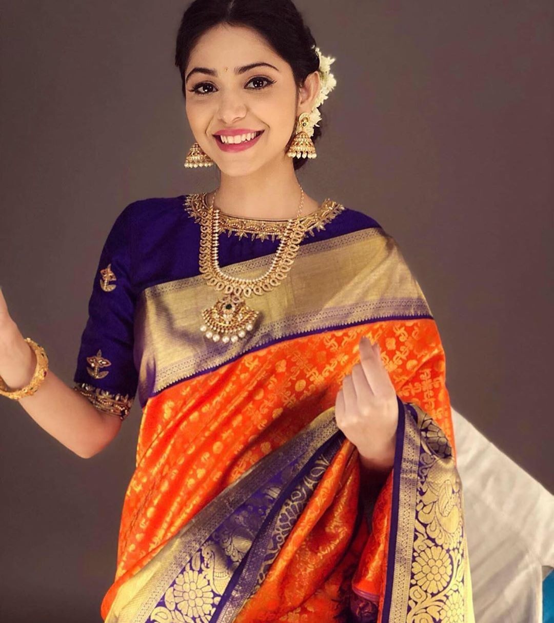 Mango Yellow and Maroon color pochampally ikkat pure silk handloom saree  with pochampalli design saree -PIKP0016601
