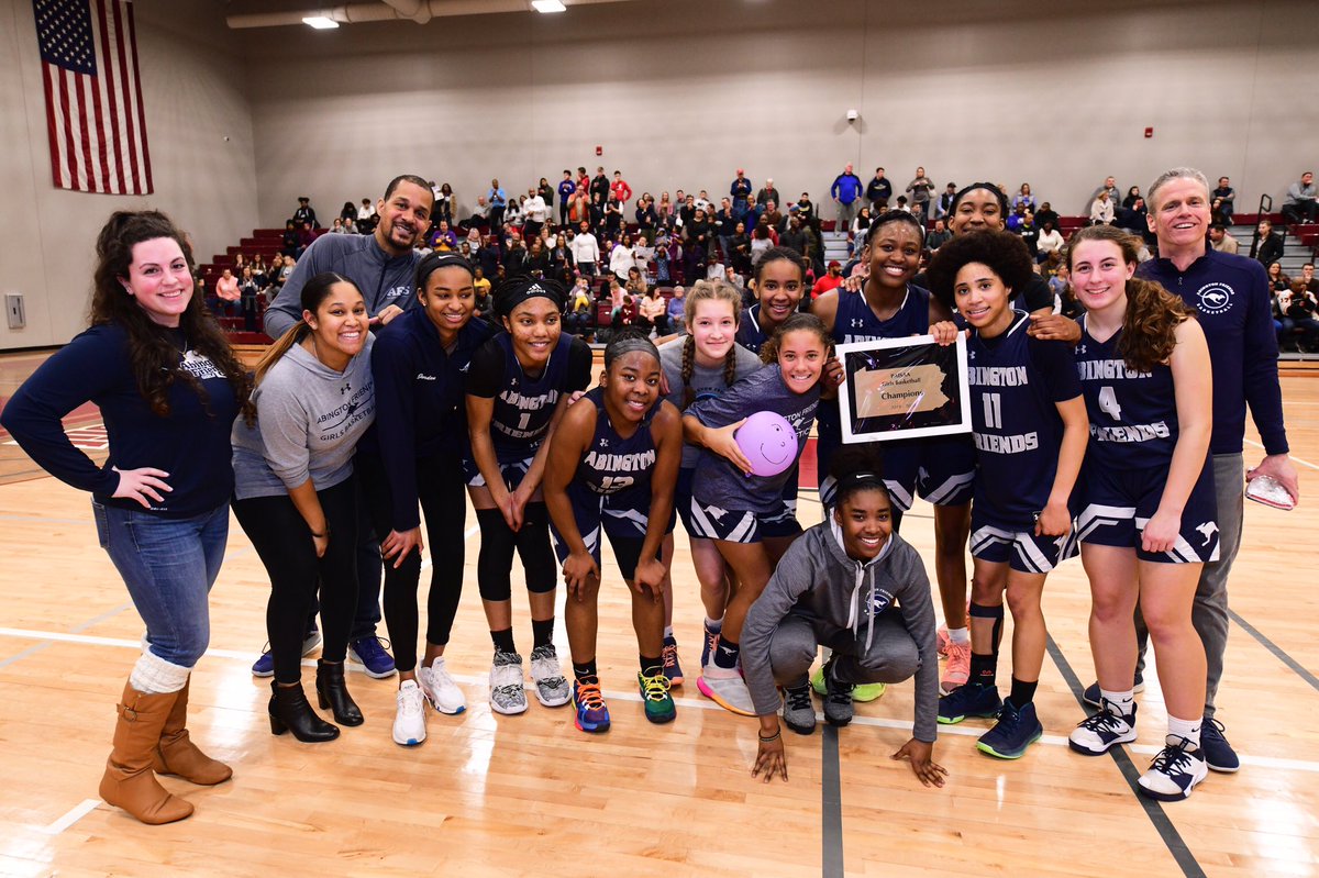 AFS_GirlsBBALL's tweet image. Your @AbingtonFriends Roos are 2019-20 PAISAA State Champions w/ 65-59 W vs Penn Charter. Unofficial stats:

Z.Ross-Barnes: 24pt,9reb
T.Washington: 20pt,4stl
K.Hodges: 12pt,3reb,3ast
P.Mott: 6pt,10reb
A.Camarou: 3pt,4reb

Great team effort! 
Roos finish 20-8. 
#HRT #GoRoos