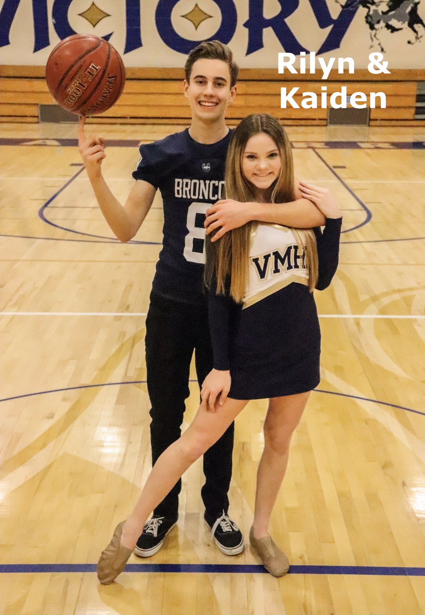 vmhsdwtb's tweet photo. INTRODUCING OUR FOURTH COUPLE🤩 Rilyn and Kaiden representing basketball! March 6th in the PAC at 7pm. $10 presale and $15 at the door https://t.co/HBaKyO2sgf