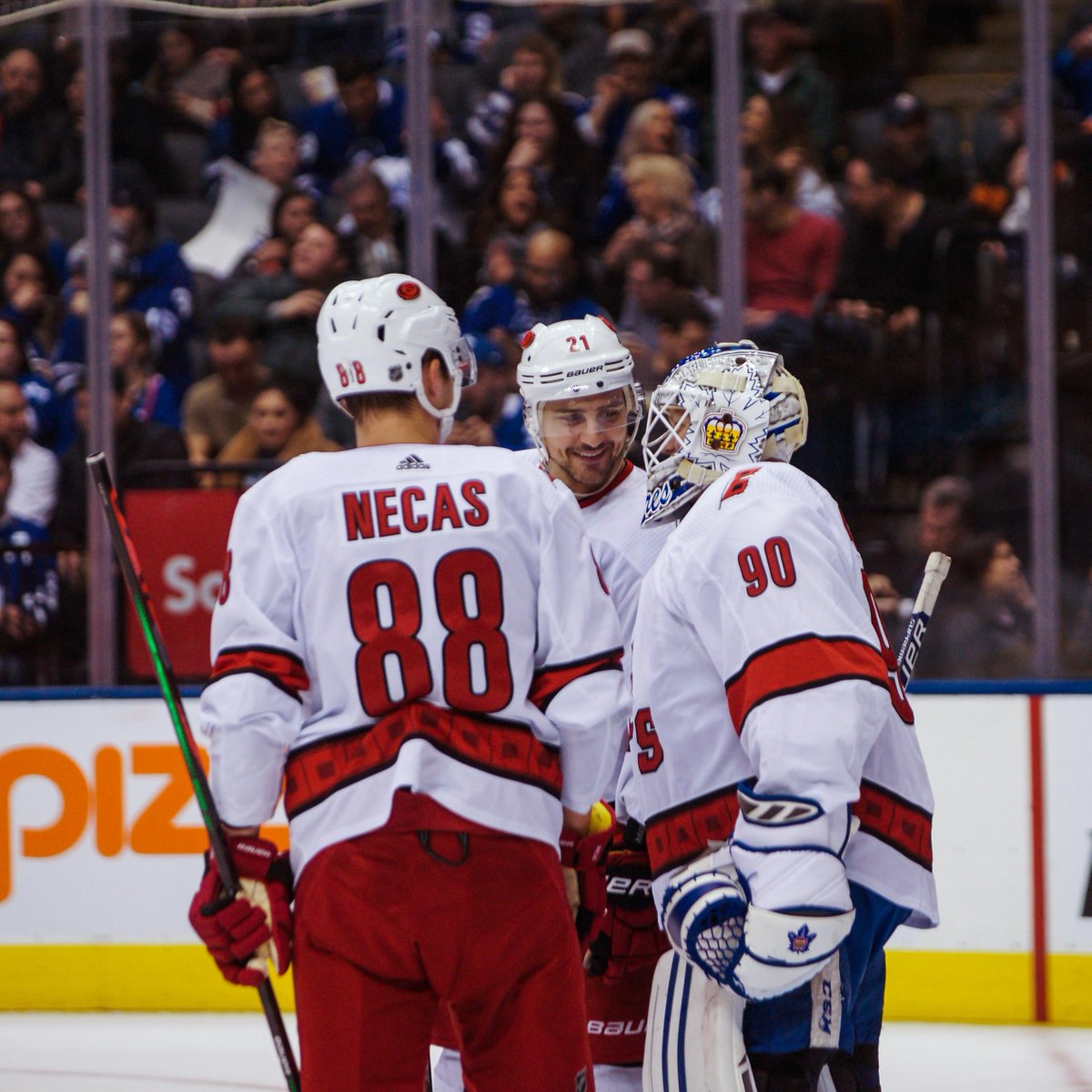 Emergency goalie Dave Ayres has his first NHL win.

WE REPEAT. DAVE AYRES HAS HIS FIRST NHL WIN.