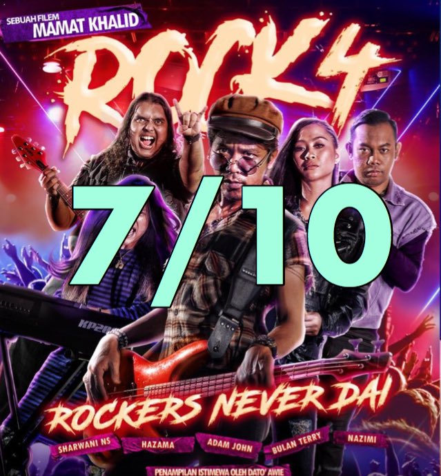 Movieaddict Malaysia 님의 트위터 Ulasanma Rock 4 Rockers Never Dai Kritikan Rock Mamat Khalid Kembali Dengan Karya Lebih Cantik Diserikan Cgi Dan Bintang Hebat 1 Markah Bonus Karya Ini Ialah Penampilan