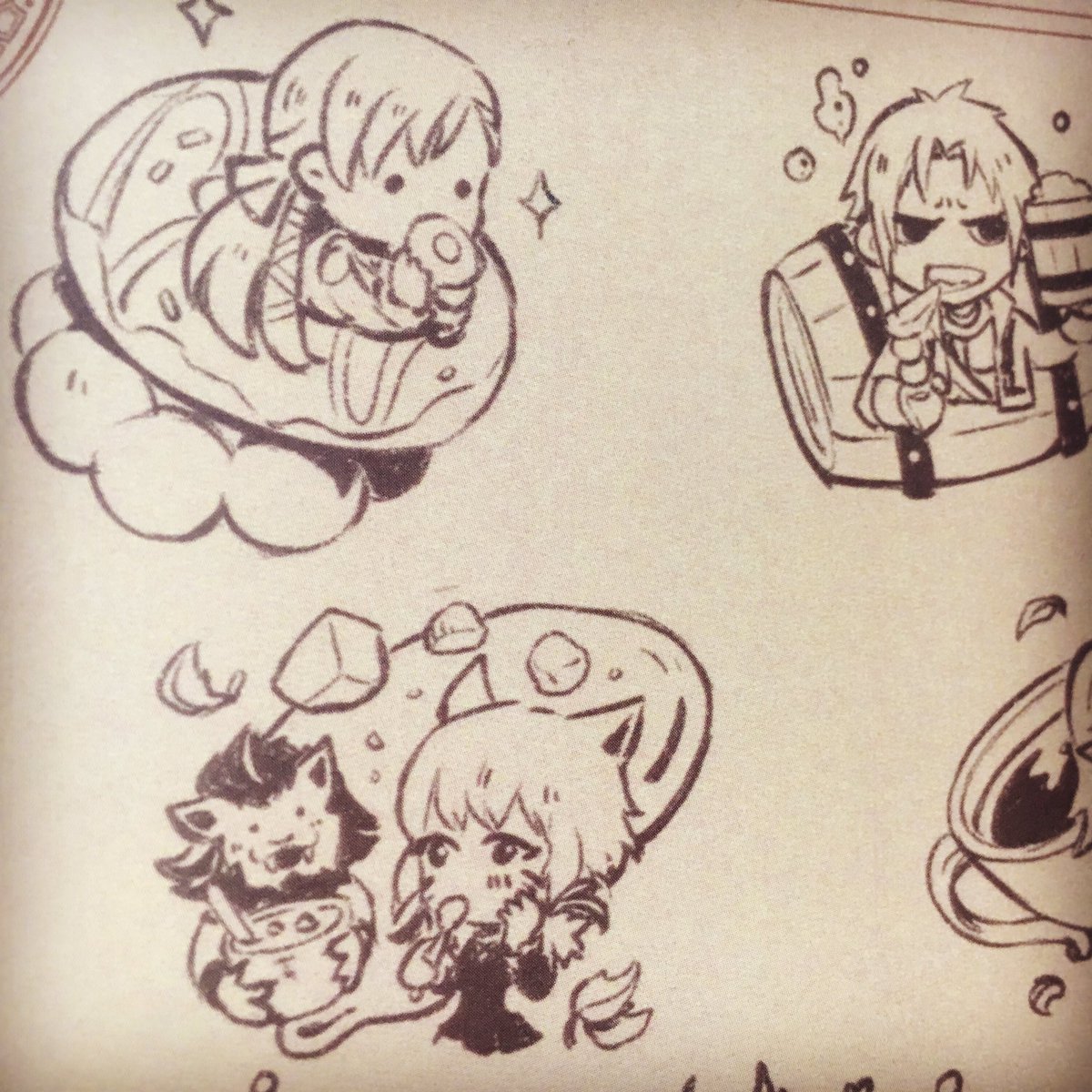 Stickers 1/2 for #TheEorzeanMenu a fanmade booklet set.
Set is available on online store :D @ https://t.co/Yn88FMQgGW
#ffxiv