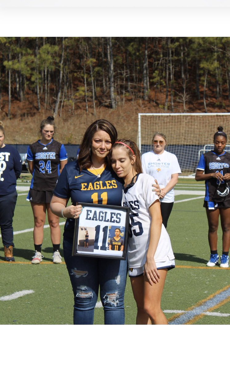 maurissalw's tweet photo. Today was such a beautiful and sad day! Reinhardt University retired Alexis’s #11 Jersey. Such a great group of girls and staff! Roy Martin Reynolds thank you for honoring Lexy in this way! It meant so much to me! Nevermind my ugly cry face. 😩#11strong #alex4ever https://t.co/893pifERAp