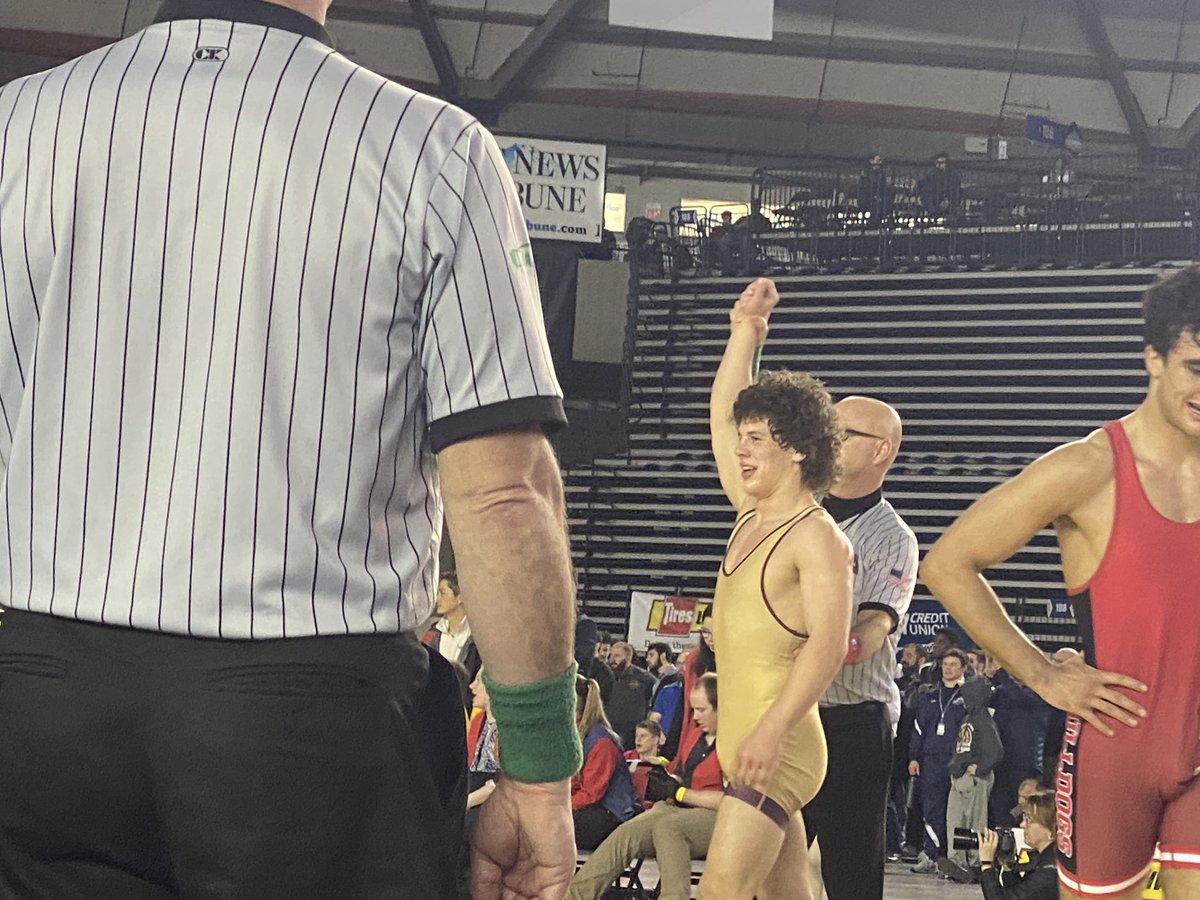 2A Boys Wrestling 160 lb. Champion: Weston Lyver, White River #MatClassic