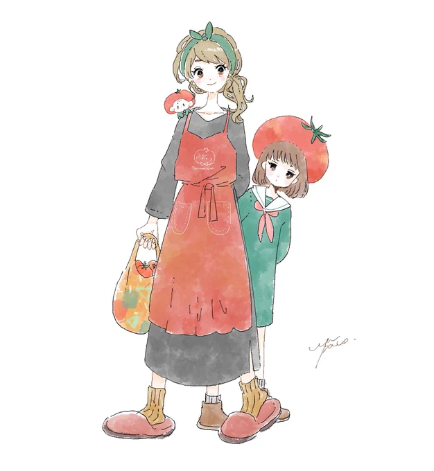いつの間にかうちにはトマトちゃんが住んでいる 
