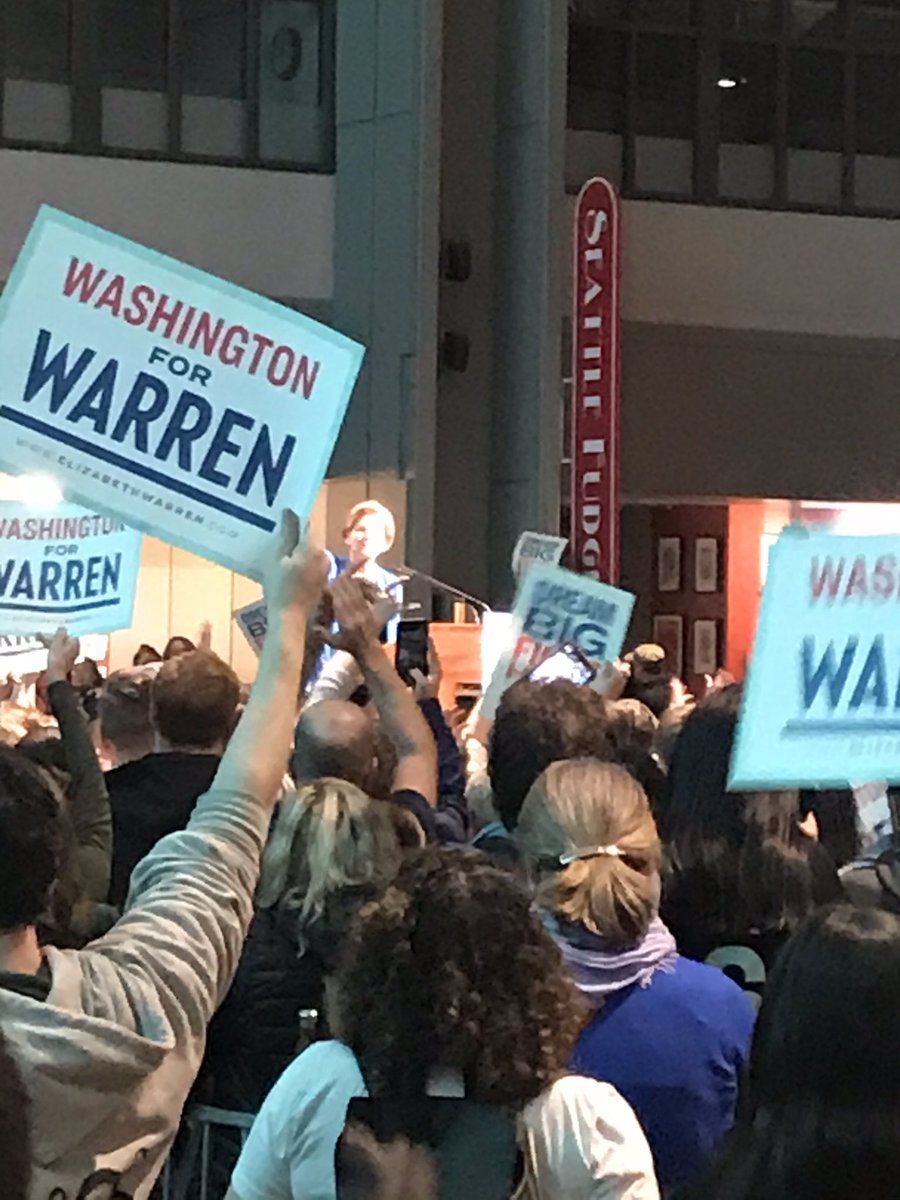 BhamGastroNP's tweet photo. โYeah, Iโm a fighter. But Iโm a fighter who gets things things done.โ @ewarren #LFG #SeattleForWarren https://t.co/G8LhI4AYjD